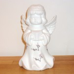 森永ミルクキャラメルの陶器製 エンゼル人形