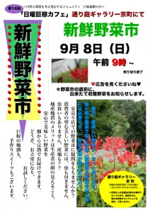 野菜市２０１３年9月予告広告